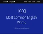 1000mostcommonenglishwords.com