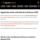 26.agendaculturel.fr