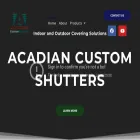 acadiancustomshutters.com