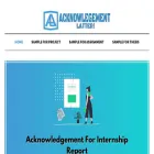 acknowledgementletter.com