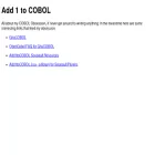 add1tocobol.com