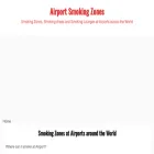 airportsmokingzones.com