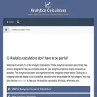 analyticscalculators.com