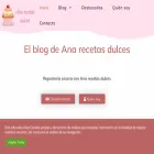 anarecetasdulces.com