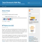 blog.tanyakhovanova.com