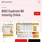 bsesduplicatebill.com