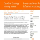 canadianoncologynursingjournal.com
