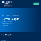 carrollhospitalcenter.org