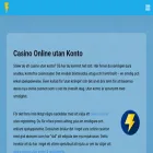 casinoonlineutankonto.se