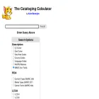 catalogingcalculator.com