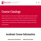 catalogs.rutgers.edu