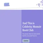 celebritymemoirbookclub.biz