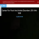 centerforfootandankledisorders.com