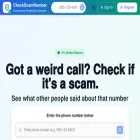 checkscamnumber.com