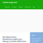 christiansongslyrics.com