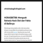 christinabaglivitinglof.com