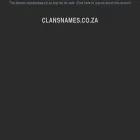 clansnames.co.za