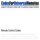 codesforuniversalremotes.com