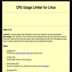 cpulimit.sourceforge.net