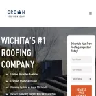 crownroofingwichita.com