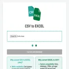 csv2excel.com