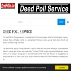 deedpollsite.com
