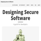 designingsecuresoftware.com