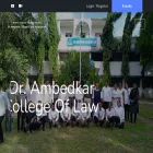 drambedkarcollegeoflaw.org