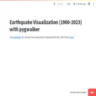 Streamlit.app - Earthquake-dashboard-pygwalker earthquake dashboard ...
