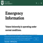 emergency.tulane.edu