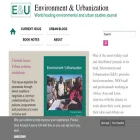 environmentandurbanization.org