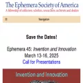 ephemerasociety.org