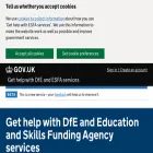 esfahelp.education.gov.uk