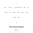 feet2inches.com