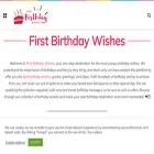 firstbirthdaywishes.com