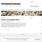 forthesakeofvocabulary.com