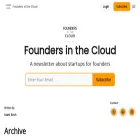 foundersinthecloud.beehiiv.com