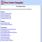 freelettersamples.com
