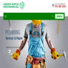 greenapplemechanical.com
