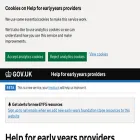 help-for-early-years-providers.education.gov.uk