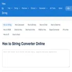 hextostring.com