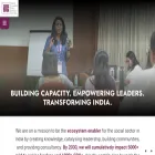 indialeadersforsocialsector.com