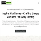 inspirenicknames.com
