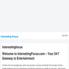 interestingfocus.com