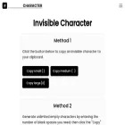 invisible-character.net