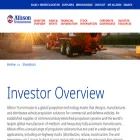 ir.allisontransmission.com