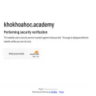 khokhoahoc.academy