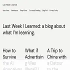 lastweekilearned.com