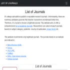 listofjournals.com