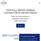 lloydsconstruction.net